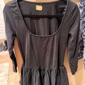 Free People Onda long sleeve skater dress